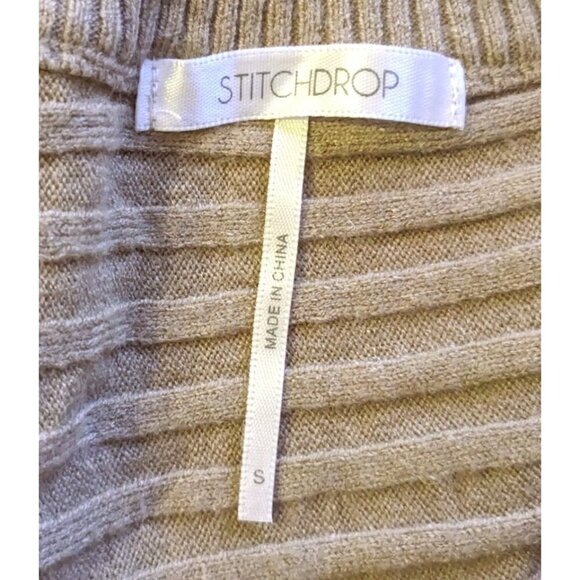 STITCHDROP V-neck Oversized Sweater Tunic Size S - So cozy! - Picture 3 of 6